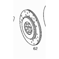 Disque d'embrayage Diamètre 250mm  pour Mercedes-Benz 0072502103