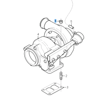 Turbo avec joint pour DAF LF