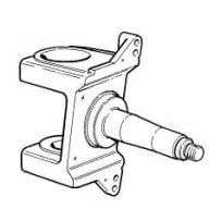 Fusée Arbre de Roue Avant Gauche pour Volvo FL608-612, frein à disques