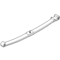 Ressort à Lames (empilage de 2 éléments), avant, pour Iveco 5801942750