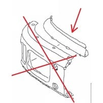Ecran espaceur, entre P-Chocs et Cabine, droit, pour Man 81416100248