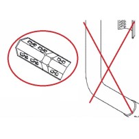 Tôle de protection échappement, sur le coude, pour Man, 81151105381