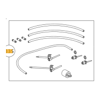 GROUPE DE TUYAUTERIES POUR MERCEDES BENZ ACTROS MP2 0008309096