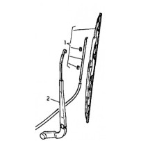 Bras d'essuie-glace, gauche pour DAF/Renault/Volvo 1401104 - 20537657 - 5001844990