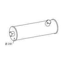 Silencieux d'échappement pour Renault Midlum 5010317422