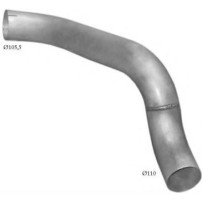 Tube entrée échappement pour Iveco Eurotrakker