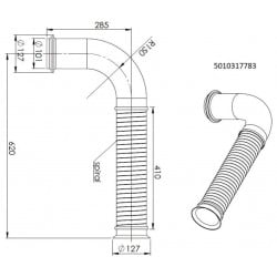 Tube échappement sortie...