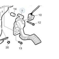 Pédale accélérateur pour Volvo FH13  84557579, 21116879,