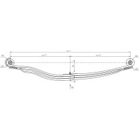 Lames de ressort avant pour Volvo FH 257944