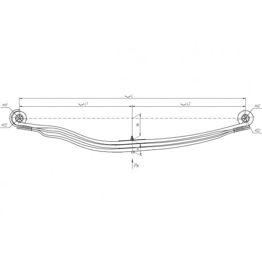 Lames De Ressort Avant Pour Volvo Fh 257944 P44005363