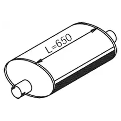 Silencieux  pour Iveco...