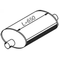 Silencieux  pour Iveco Eurocargo 98426343