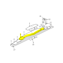 Lame N° 3 pour DAF CF 1672081