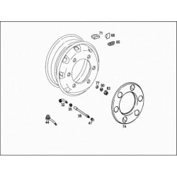 ROUE A DISQUE pour Mercedes...