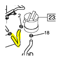 Tuyau de vase Exp pour Renault Trucks Magnum 7482256634