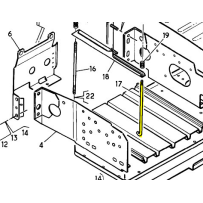 Tirant avant de batterie pour Renault Truck Premium 5010230638