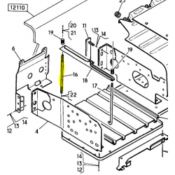 Tirant arrière de batterie...