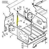 Tirant arrière de batterie pour Renault Truck Premium 5000748297