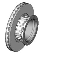 DISQUE DE FREIN SB4309 pour remorque BPW 0308835127