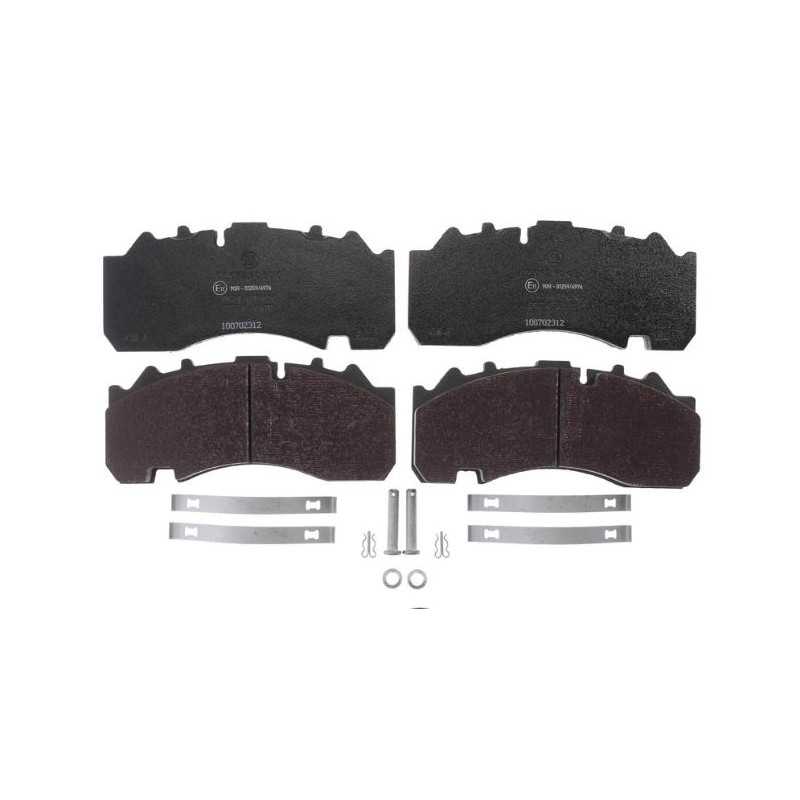 JEU PLAQUETTE T30/30 pour remorque BPW 0980108171