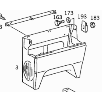 Caisson d'emmarchement droit pour Mercedes benz 3816603806