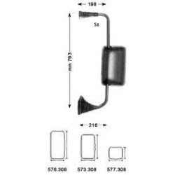 BRAS DE RÉTROVISEUR gauche POUR IVECO EUROTRAKKER 98472966