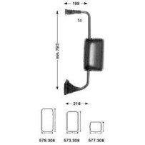 BRAS DE RÉTROVISEUR gauche POUR IVECO EUROTRAKKER 98472966