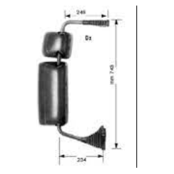 Bras de rétroviseur droit...