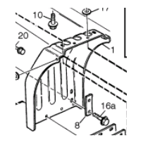 PARE BOUE AVANT GAUCHE POUR VOLVO FL7 1612365