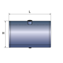 Réservoir à carburant pour Iveco TurboTech, TurboStar 42075940