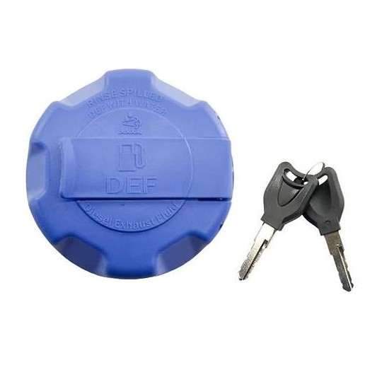 Bouchon De Réservoir AdBlue Bleu 60 Mm - Compatible Volvo Trucks, Renault Trucks, Nissan, Avec Serrure Et Clés