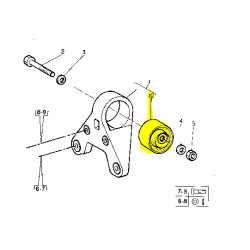 Silent bloc de support de...