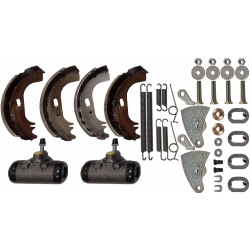 Kit mâchoires garnies larg. 80mm + Cylindres de frein Arrières pour Renault