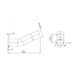 Tube entrée silencieux pour...