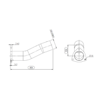 Tube entrée silencieux pour Mercedes Benz 6744902919