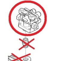 Valve de protection 4 voies pour Scania Série 2/3/4 - 1431049