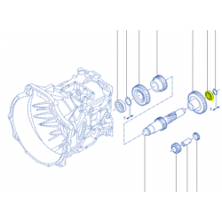 roulement de sortie de boite  pour Renault MASTER 0959330305