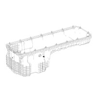 Carter huile moteur avec joint pour Mercedes Benz Actros A 4710108413