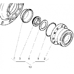 Jeu  de palier complet pour Renault Trucks Kerax 7485141849