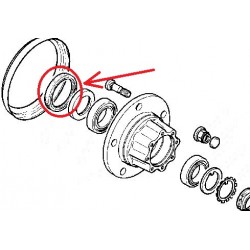 Joint spi moyeu AR pour Renault Mascott 5010319684