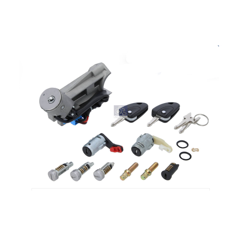 Kit de cylindres de fermeture, avec transpondeur pour Renault 74 21 314 849