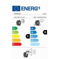PNEU DUNLOP 235/75R17.5 SP246 143J144F
