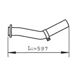 TUBE AVANT pour MAN TGL...