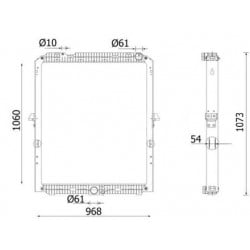 Radiateur d'eau Mercedes A...