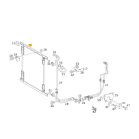 Condenseur de climatisation pour Mercedes Benz  9405000454