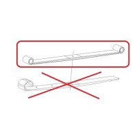 Lame supérieur de ressort avant, pour Volvo