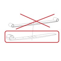 Lame inférieur de ressort avant, pour Volvo