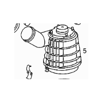 Boitier de filtre à air  pour Mercedes Benz  0130941202 - 0120949902