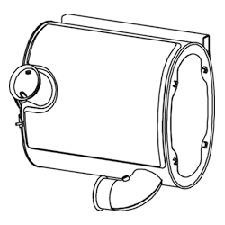 Silencieux pour Renault Trucks 7421583713