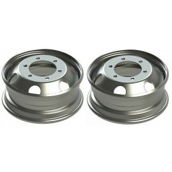 Jante 17.5x 6 POUR RENAULT 6 TROUS DEPORT 128.5